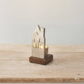 Metal House on Base, 15cm