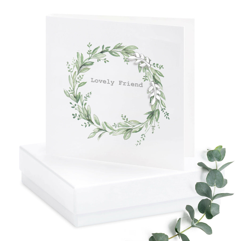 Sterling Silver Stud Earrings – Hypoallergenic Minimalist Boxed Gift Set: White