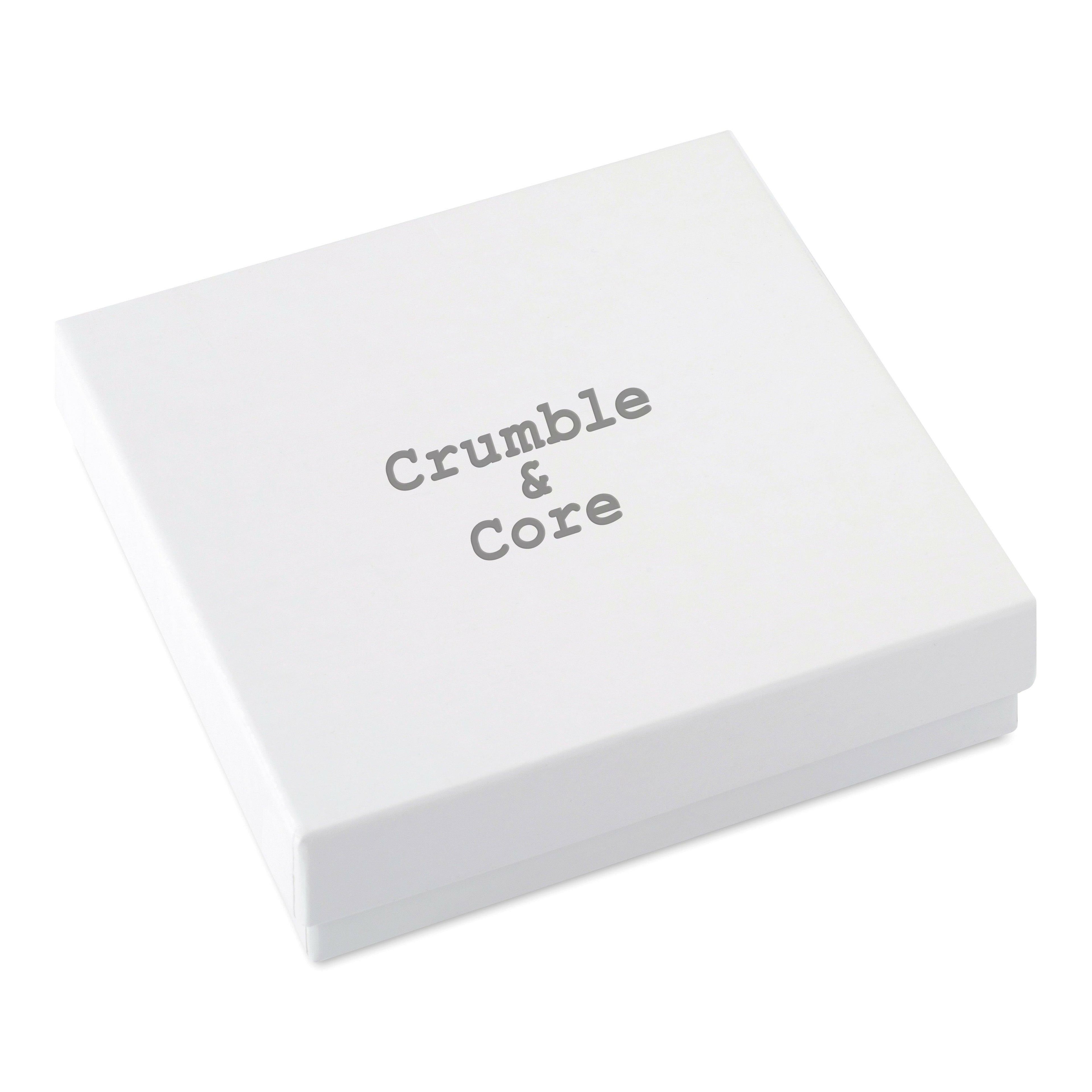 Sterling Silver Stud Earrings – Gift Box Earrings with Thank You Card Set: White