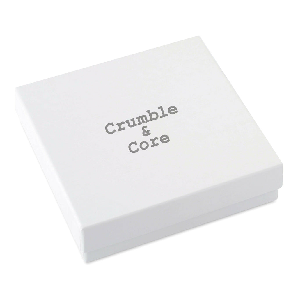 Sterling Silver Stud Earrings – Boxed Gift Set for Her with Heartfelt Message Card: White