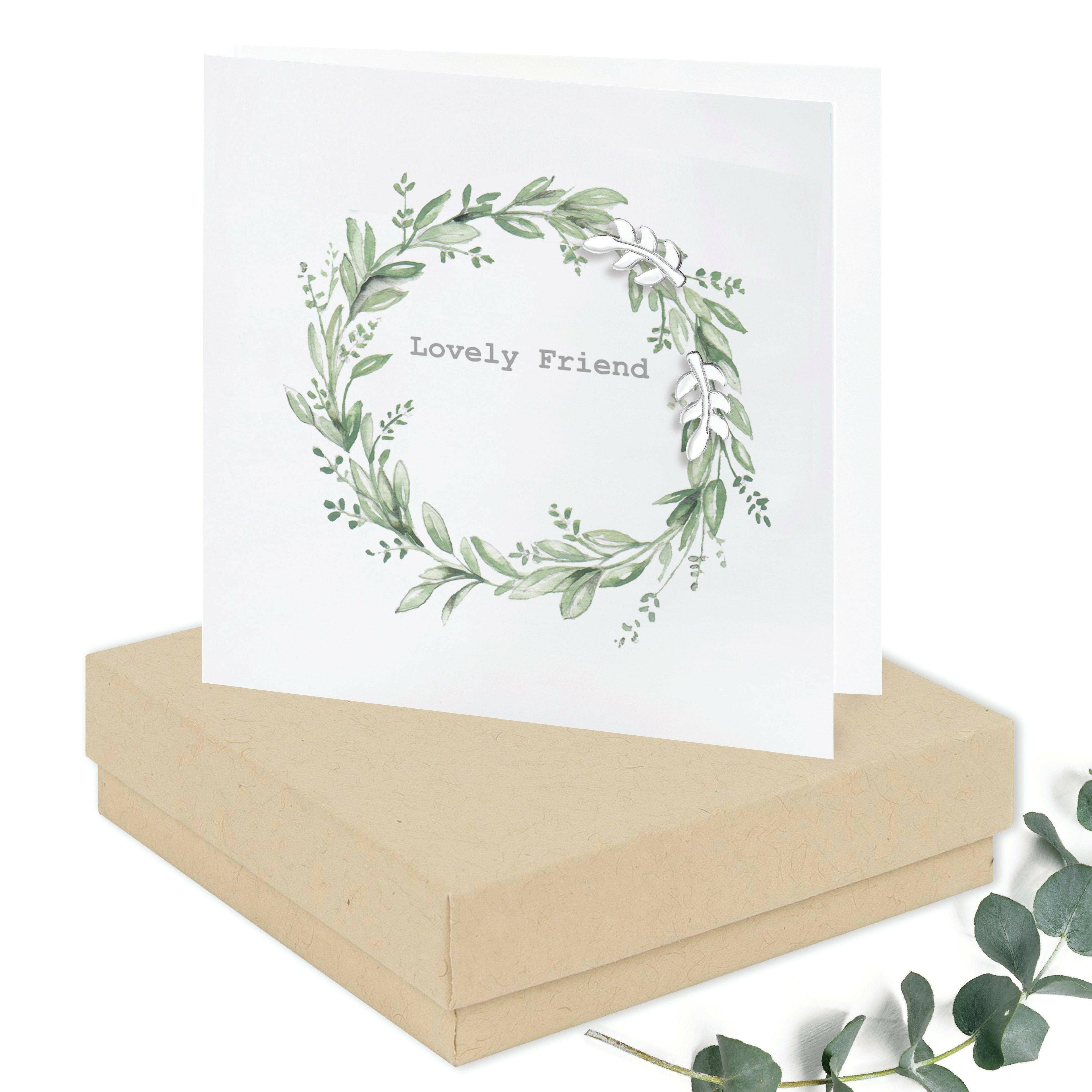 Sterling Silver Stud Earrings – Hypoallergenic Minimalist Boxed Gift Set: White