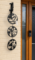 Metal Bird Silhouette Hanging Wind Spinner